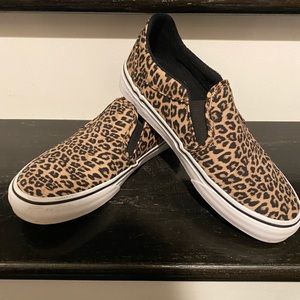 Vans Asher Deluxe Cheetah Slip On